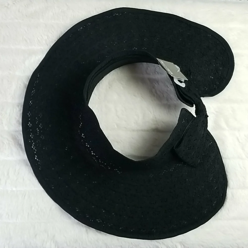 SUN HAT // boutique packable roll-up woven sun hat